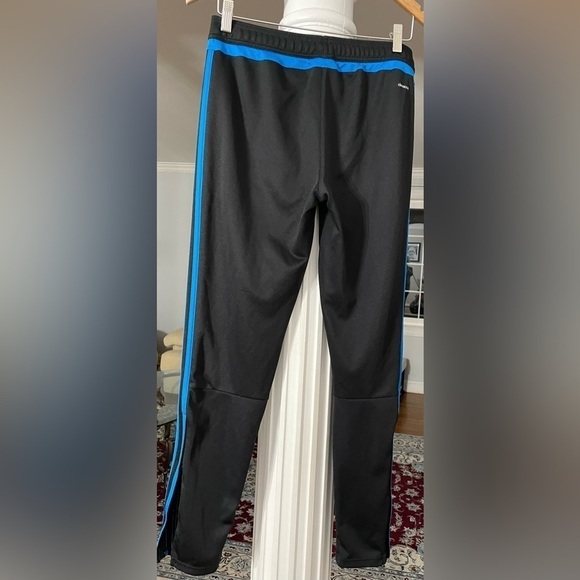 Adidas three striped climacool sweatpants size M 44-46 in black - Picture 2 of 7